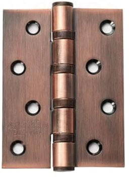Cerniere per Porte in Legno 2PCS Cerniere for Porte in Acciaio Inossidabile 304 Connettore for Porte Adatto for Porte Pesanti Ferramenta for mobili for Porte 4 Pollici Nero Argento(Red Bronze)