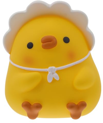 Abaodam Küken-Sparschwein Anti-Fall Spardose Für Kinder Lustige Münzaufbewahrung Tischdeko Geschenkidee Geburtstag Wohnzimmer 5.91X5.51X5.51In