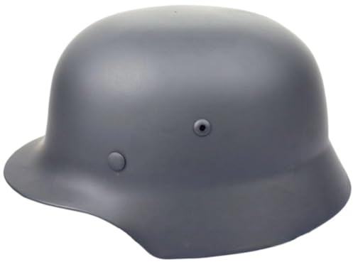 Elmetto Tedesco in Acciaio M35 M1935 Della Seconda Guerra Mondiale, Casco Di Sicurezza Della Seconda Guerra Mondiale in Acciaio Ad Alta Resistenza Con Fodera in Pelle E Cinturino Sotto Il Mento, Casco