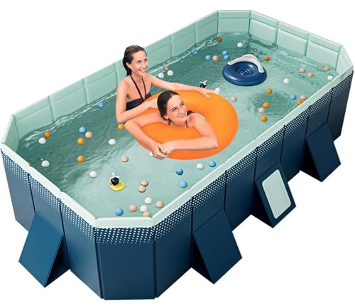 ZXINXIN Foldable Pool Dog Pool Swimming Pool For Dogs Children Paddling Pool Or Other Animals Portable And Foldable 300cm