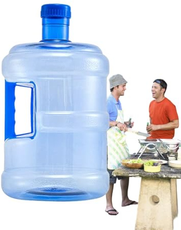 Genérico Garrafa De Agua para Camping | Depósito De Agua con Asa para Acampada Senderismo Playa,Cantimplora Multifuncional para Picnic Acampada Playa Barbacoa Exteriores