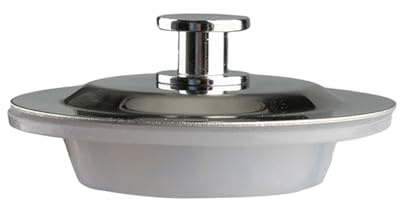 Wellrun Universal Bath Plug UK,Stainless Steel Sink Plug Replacement for Kitchen & Bathroom,Waterproof Bathtub Stopper for 40-45mm Holes