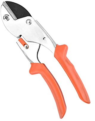 TOPINCN Cesoie da Potatura, Cesoie con Lama in Acciaio SK5 con Impugnatura Ergonomica e Blocco di Sicurezza, per Tagliare Arbusti di Rose, Siepi, Steli, Rami Leggeri (M)