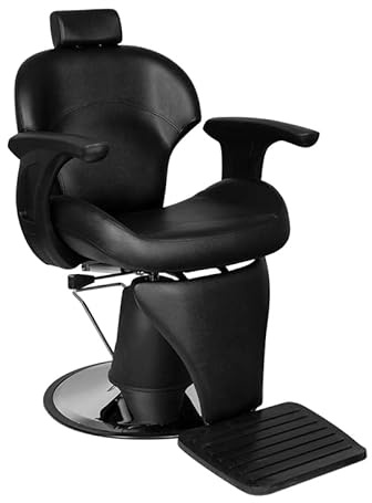 ACTIVESHOP Sedia da parrucchiere Gabbiano Igor nero