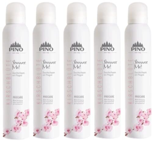 Pino Shower Me Duschschaum Kirschblüte 5 x 200 ml