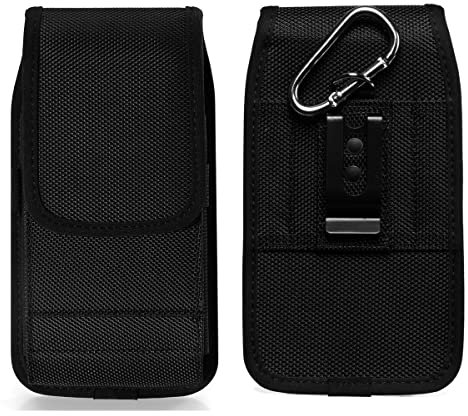 Handytasche Gürtel Tasche mit Clip Handy Holster Gürteltasche Hülle für iPhone 15 Pro Max 14 13 Pro Max 15 Plus, Samsung Galaxy A25 A34 A54 A53 S23 FE S21 FE S24 Plus A15, Moto G84 G54, Pixel 8 7a