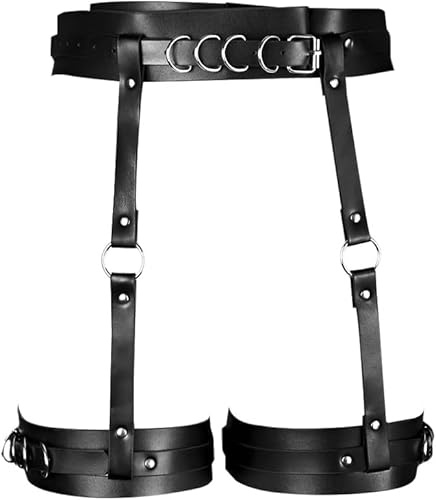 FDEETY Chaîne Corporelle Ajustable Harnais Cage Buste Accessoire Décoration Bijoux Corps Réglable Boucle Métallique