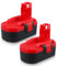 2Pack 4800mAh Ni-Mh BAT025 Replacement for Bosch 18V Battery BAT026 BAT160 BAT180 BAT181 Compatible with Bosch 18 Volt Battery PSR18 VE-2 GSR VE-2 GSB18 13618 22618 23618 1644K