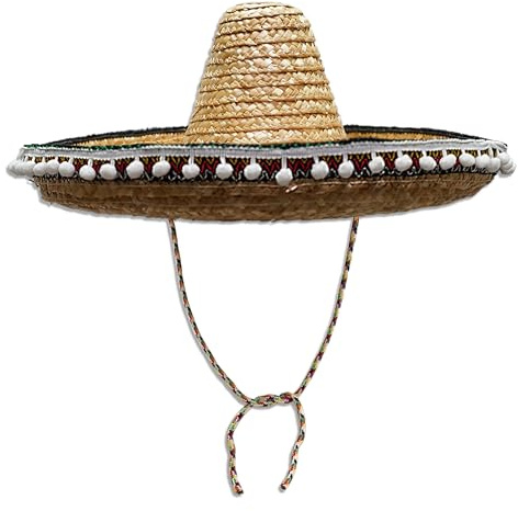 Sombrero Mexico Kostüm Zubehör Karneval Mottoparty Hut 60x60 cm
