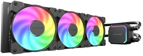 LC-POWER LC-CC-360-B-ARGB | 360mm ARGB CPU Wasserkühlung | AIO Flüssigkühler mit 3x 120mm Lüftern | 300W TDP | kompatibel mit Intel LGA1700/1200/115X & AMD AM5/AM4