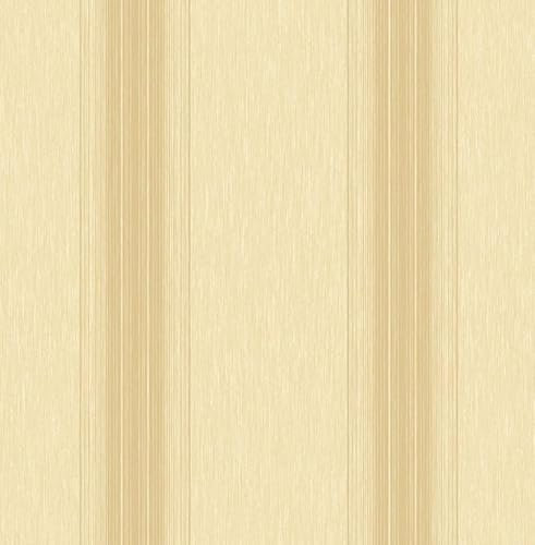 KT·EXCLUSIVE WALL FASHION Papiertapeten | Klassische Streifentapeten | 10,05x0,52 m | Mongolia (Beige-Gold)