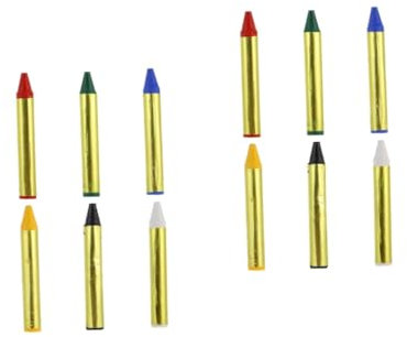 DIYEAH 2 Sätze Schminkstift Wachsmalstifte Gesichtsbemalungsset Make-up-buntstifte Für Körperbemalung Wasserlösliches Farbpigment 6 Stück * 2