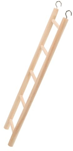 SEWACC Vogelleiter Holz für Papageien und Wellensittiche Robustes Kletterspielzeug mit Natürlichem Holz Fördert Bewegung und Geistige Aktivität im Vogelkäfig