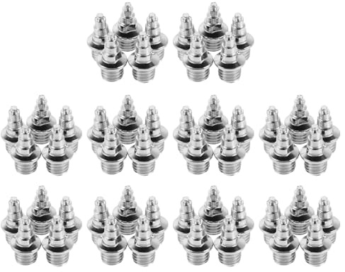Veemoon Clavos para Zapatillas de Atletismo 50 Piezas, Metálicos de 7 Mm, Púas Antideslizantes para Pista y Cross Country, Compatibles Calzado Deportivo para Running y