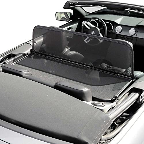 Aperta Windschott passend für Ford Mustang (2005-2014) 100% Passgenau OEM Qualität Schwarz Windstop Windabweiser