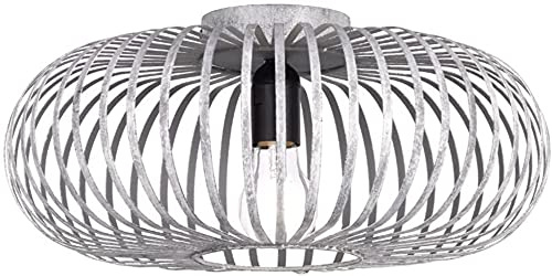 Trio Leuchten Deckenleuchte Johann 606900161, Metall grau antik, exkl. 1x E27