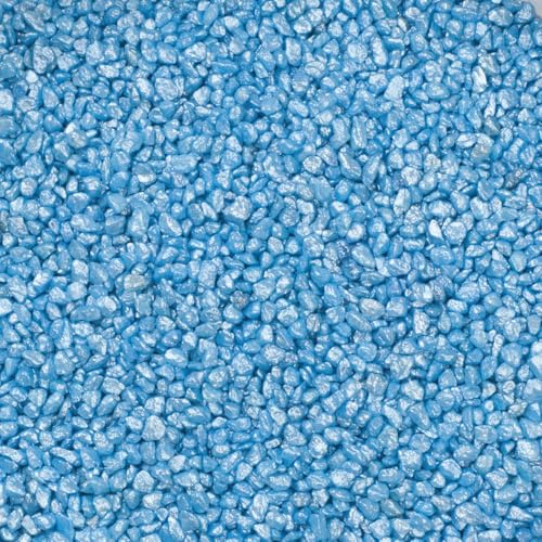 Fuchs seit 1895 Brilliant Granulat Dekogranulat Streudeko 2-3mm 1000g versch. Farben, Farbe:hellblau