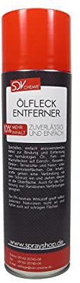 SDV Chemie Ölfleckentferner Spray 3x 500ml +10% 550ml Öl Fett Ölfleck Entferner Reiniger