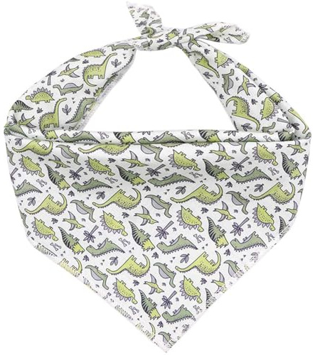 ARING PET Hund Bandana, Baumwolle Dinosaurier Hund Bandanas Hunde Dreieck Lätzchen Halstuch für Kleine und Große Hunde und Katzen