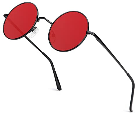 ANYLUV Sonnenbrille Herren Polarisiert, Runde Sonnenbrille Herren Damen Klassische mit UV-Schutz