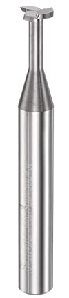 sourcing map T Schlitz Schaftfräser Fräser 6mm Schnitt 1mm Tiefe 6mm Schaft Solid Hartmetall 3 Flöten für Aluminum Kupfer Zinklegierung