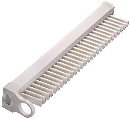 JUNNIU Ausziehbarer Krawattenhalter, herausziehbarer Gürtelhalter für Schals, Organizer-Regal für den Kleiderschrank (50 cm) (Farbe: Links) Decoration