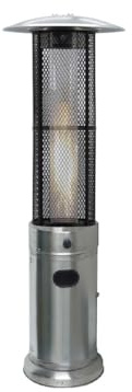 Chauffage à gaz pour terrasse, 1,80 m. Idéal pour chauffer les espaces extérieurs et profiter du plein air en toute saison. Parfait pour les réunions et les moments spéciaux.