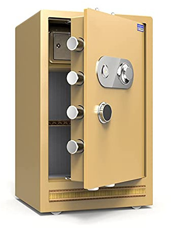 Casseforti, Cassaforte di sicurezza, Gabinetto digitale, Resistente al fuoco, Resistente all'acqua, Cassaforte in acciaio resistente, Cassaforte sicura e durevole, Resistente al fuoco, Resistente