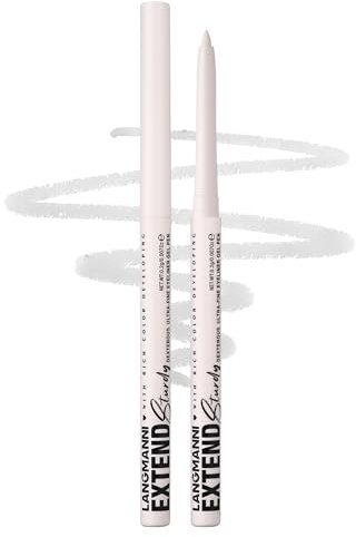 Erinde Vit eyeliner vattentät, lång hållbarhet och vattentät ögonliner penna, matt vit roterande penna kajalpenna, creamy lidstreck penna