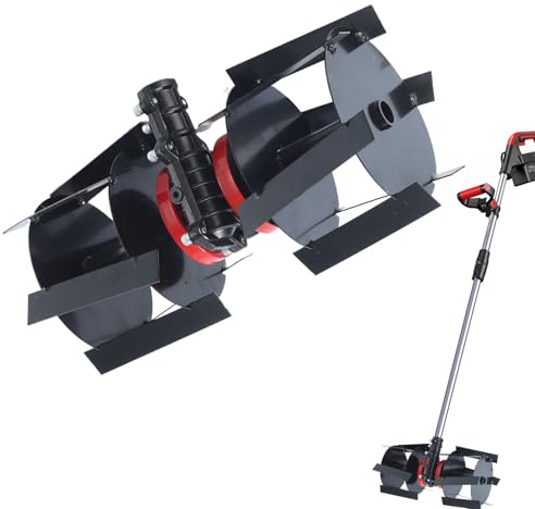 Charrue pour Tondeuse à Gazon | Herse à Disques Robuste | Outil de Jardinage et Entretien de Pelouse pour Travail du Sol Utilisateurs Maison Jardin Ferme Tracteur Débutants Professionnels Entreprises