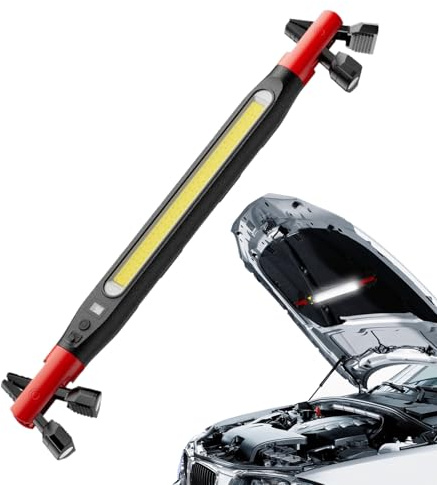 Luz De Trabajo | 2000mAh Recargable Barra De Luz Para Motor | De Alta Luminosidad Para Taller Reparacion Coche Garajes Casa Camping Exterior Inspeccion Rescate
