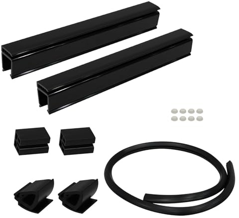 Xanorrg Pinces De Pare-Brise pour Chariot Golf À Fixation Rapide Pièce Résistante Intempéries pour Cadre Chariot Pièce Golf