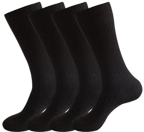LAKPYN 2 Paire Homme Chaussettes Longues Respirantes Régulation Climatique Anti-Odeur Coton Montantes Fines Unies Élégantes Couture Plate Aux Orteils(Eu 42-46)