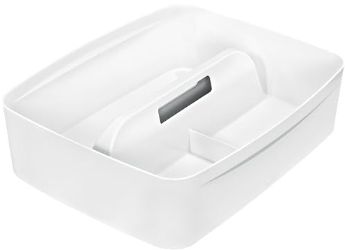 Leitz MyBox Lådinsats med handtag Small, förvaring, vattentät, BPA-fri och livsmedelssäker, vit, 53230001