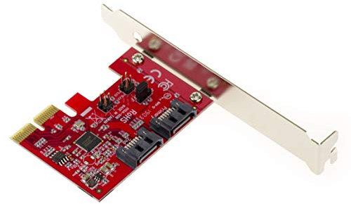 KALEA-INFORMATIQUE Carte PCI Express PCIe 2 Ports SATA avec Hardware Raid 1 - Permet de sécuriser Un HDD existant en Lui ajoutant Un Clone