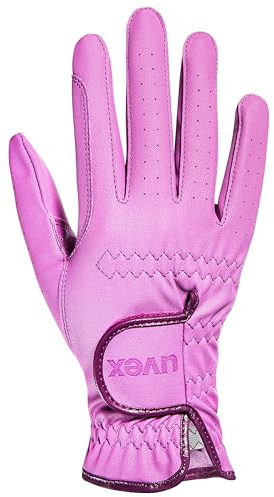 Uvex Sportstyle Kid - Gants d’équitation Élastiques pour Enfants - Durable - Excellente Adhérence - Violet - 6