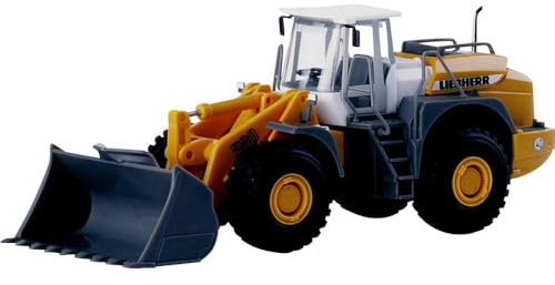herpa 148122-001 - Cargador de Ruedas L580, Liebherr Baustellen Fahrzeug, Modelo de Excavadora, Modelos en Miniatura, camión, Objeto de colección, plástico - Escala 1:87