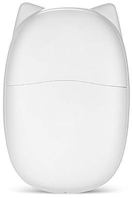 Cold Mist Facial Steamer Warm Nano Ionic Moisturizing Face Humidifier,Handheld Protable USB Rechargeable Face Steamer Device,White