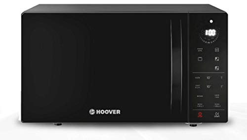 Hoover CHEFVOLUTION HMG25STB, Microondas con grill, 25L, Digital, App hOn, 6 niveles potencia, Función Memory, Plato giratorio 27cm, Quick Start, Inicio Diferido, 900W/1000W, Negro
