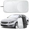 Parasol Delantero, de Coche, Protector Solar para Luna Delantera Plegable Sombrilla Resistir a Los Rayos UV Pequeño (150x70 cm)