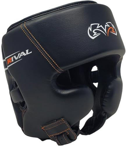 RIVAL Boxing RHG60 2.0 Workout Headgear - Adjustable Lace Top, Multi-Layered Foam Padding, and Soft Inner Lining