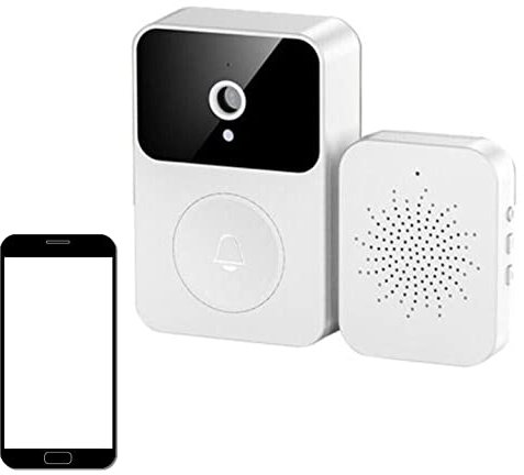 SPIONCINO DIGITALE PER PORTA CON APP CONTROLLO DAL TELEFONO. SPIONCINO CAMPANELLO VIDEO CITOFONO CAMERA UFFICIO INTERNO ESTERNO - DISCORAMA®