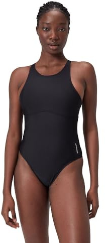 Speedo Damen Solid Highneck 1 Stück Badeanzug | Fitness | Weiches Gefühl | Premium Bademode Bademode (1 Stück)