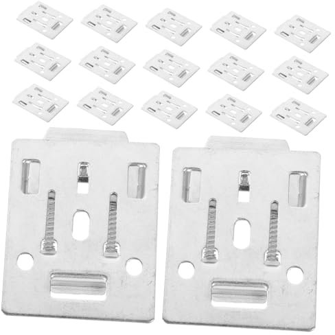 Warmhm 20stücke Rolloteile Rollohalterungen Inklusive Vertikal-rollohalterungen Und Universeller Rollohalterungen Für Montage Von Vorhängen Und Rollos in Jedem Raum