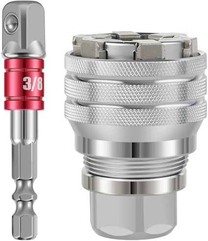 Constprog Universal Adjustable Socket Wrench for Standard Metric 10-19mm Multi-Function Maintenance Tool
