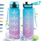 HoneyHolly Botella Agua, 500ml, Botella de Agua Deportiva, Botella con Filtro de Agua, Libre de BPA, Botella de Agua, Cantimplora para Deportes, Fitness, Yoga, Escuela y Oficina