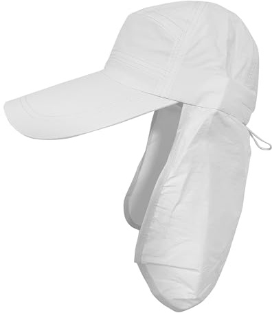 Yusons Gorra Nuca para Hombre y Mujer, Gorras y Sombreros Protección UV, Gorras de béisbol con Cubierta de Cuello Plegable y Secado Rápido, Talla única