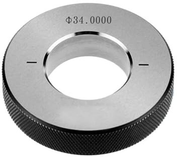 Gewindelehrring 1 Stück Φ85–98 mm ± 0,003 metrisches glattes Ringmessgerät auf dem Tisch. Überprüfen Sie das nicht standardmäßige Doppellinienmessgerät, einfaches Grenzmessgerät-Messwerkzeug(93mm)