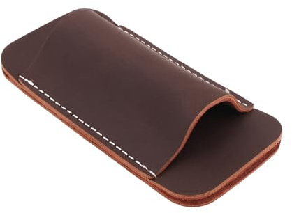 Create idea 1 x EDC Gürtel-Organizer, Messer-Etui, Klappmesser, horizontaler Lederhalter für Gürtel 5,1 cm und darunter (11,6 x 4,5 cm)