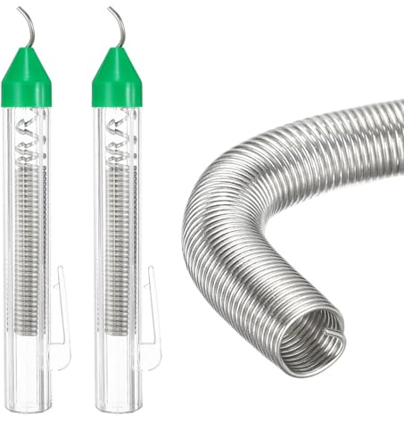 sourcing map Filo di stagno per saldatura senza piombo, diametro 1,8 mm, 20 g ciascuno, per saldatura elettrica, circuiti stampati, fai da te, saldatura, 2 pezzi